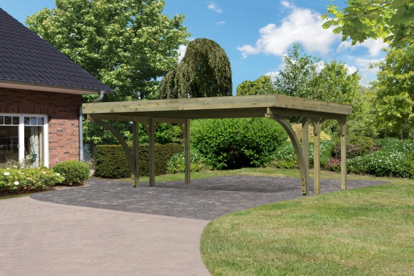 Doppelcarport Premium 1 Stahl-Dach Variante C SET
