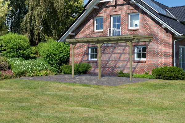 Terrassenüberdachung ECO Modell 1 Größe B verlängerbar