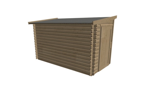 Blockbohlenanbauschrank 3