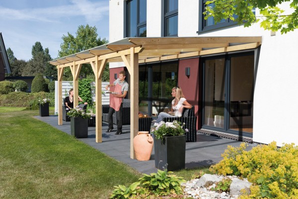 Terrassenüberdachung Classic Modell 3 Größe C Verlängerbar