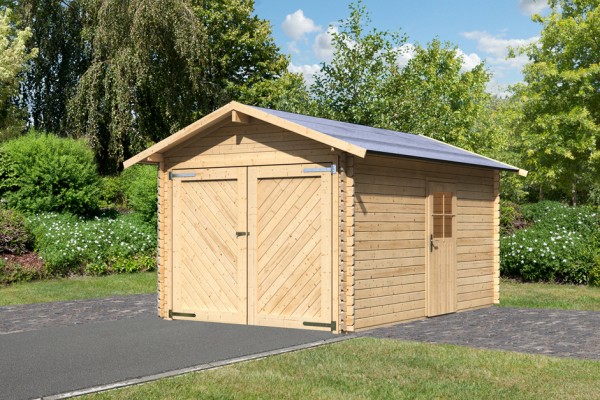 Blockhausgarage Einzel 28mm