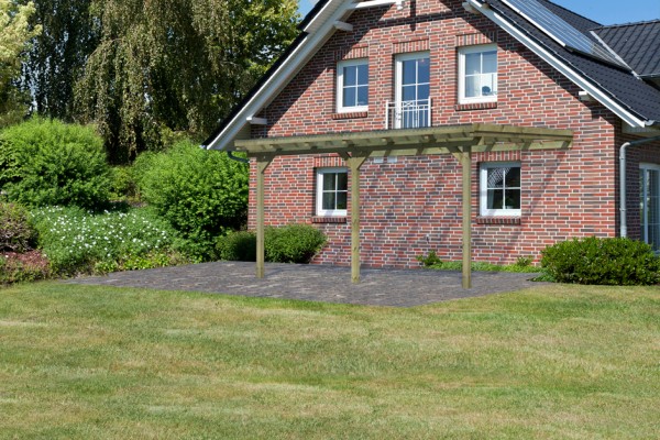 Terrassenüberdachung ECO Modell 3 Größe B verlängerbar