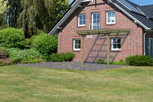 Terrassenüberdachung ECO Modell 2 Größe A verlängerbar
